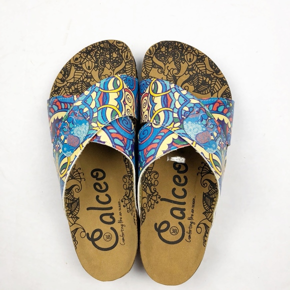 Calceo Elephant Cross Strap Sandal - New in box - Picture 3 of 8